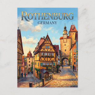 Carte Postale Rothenburg ob der Tauber Allemagne