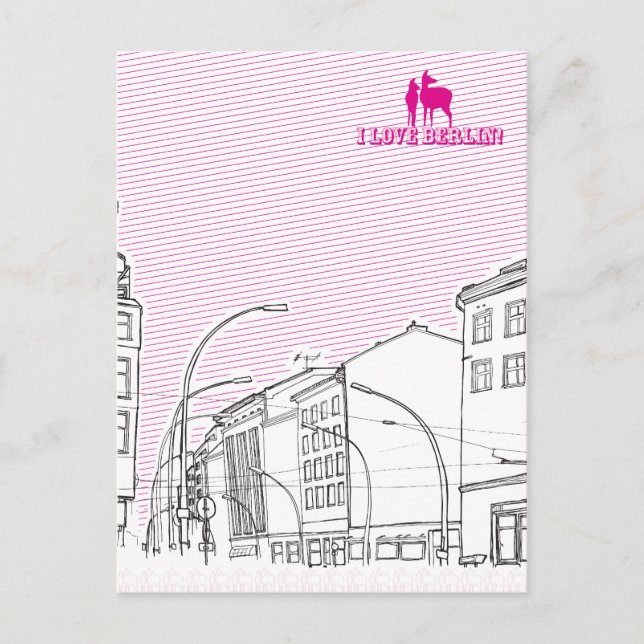 Carte Postale Rothenhagen "I Love Berlin" Partie 3 (Devant)