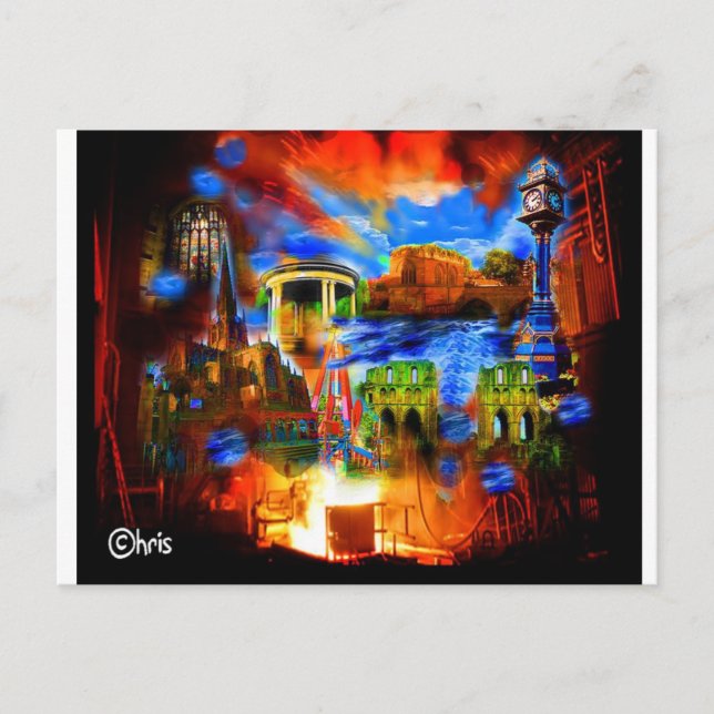 Carte Postale Rotherham, Angleterre (Devant)