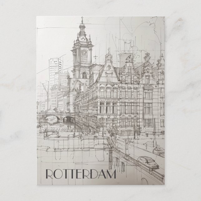 Carte Postale Rotterdam (Devant)