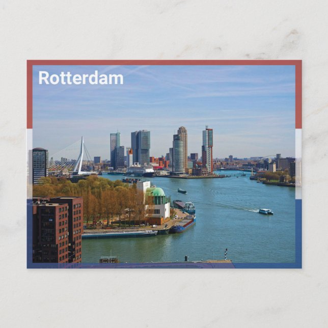 Carte Postale Rotterdam - La Pays-Bas (Devant)