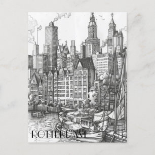 Carte Postale Rotterdam, Netharlands