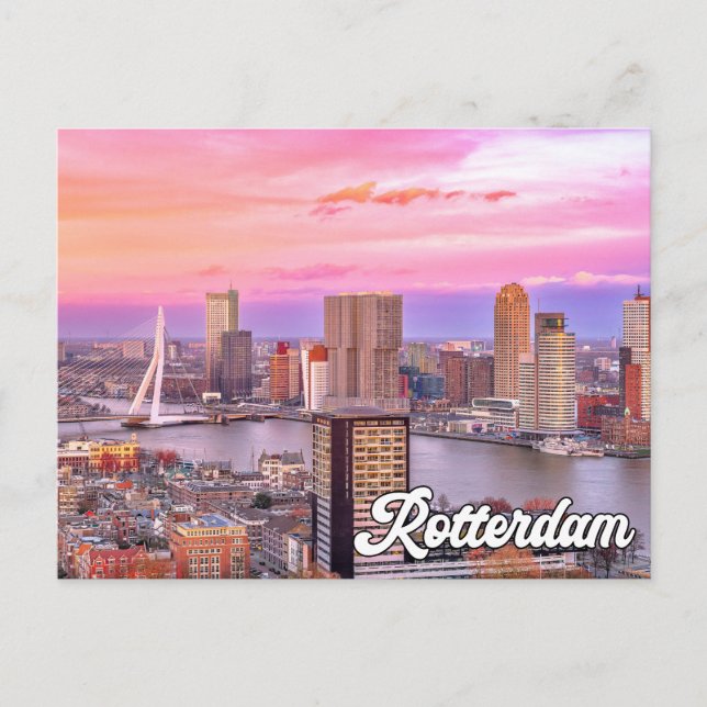 Carte Postale Rotterdam, Pays-Bas (Devant)