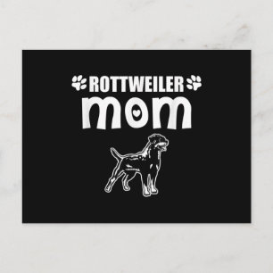 Carte Postale Rottweiler Maman I Chien Maman Propriétaire Cadeau