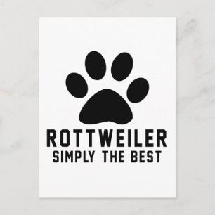 Carte Postale Rottweiler Simplement le meilleur