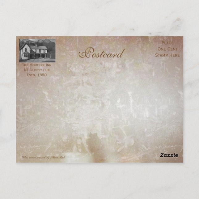 Carte Postale roue (Dos)