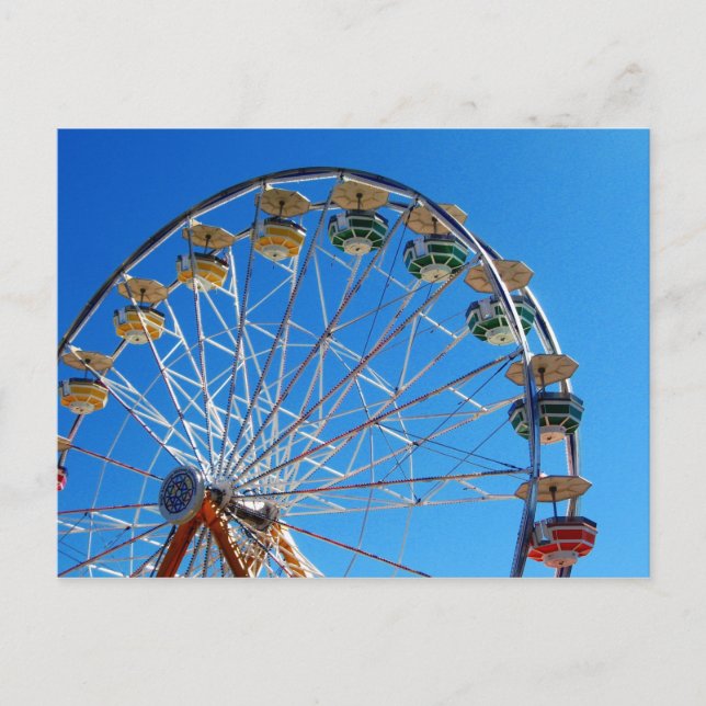 Carte Postale roue de ferris (Devant)