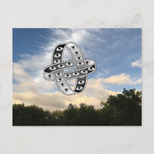 Carte Postale Roue d'Ezekiel