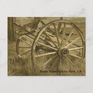 Carte Postale Roue en Wagon Bodie 1