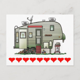 Carte Postale Roue haute technologie 5e