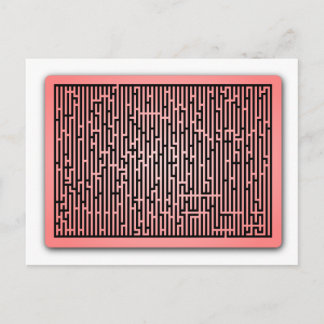 Carte Postale Roue Maze