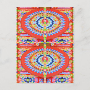 Carte Postale Roue vintage Chariot - Festivals Rajasthan Inde