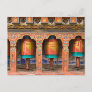 Carte Postale Roues de prières tournantes