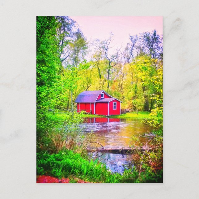CARTE POSTALE ROUGE (Devant)