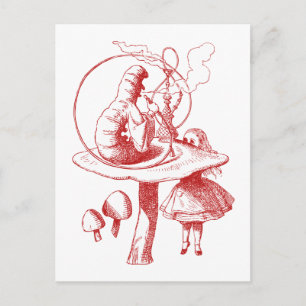 Carte Postale Rouge Caterpillar