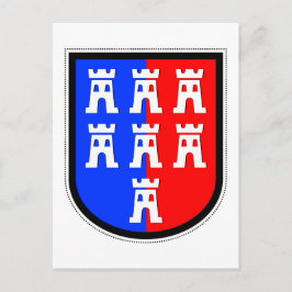 Carte Postale Rouge et Bleu, il doit