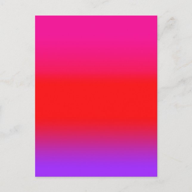 Carte Postale Rouge Magenta Festif Violet Ombre  (Devant)