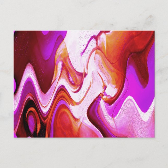 Carte Postale Rouge pourpre (Devant)