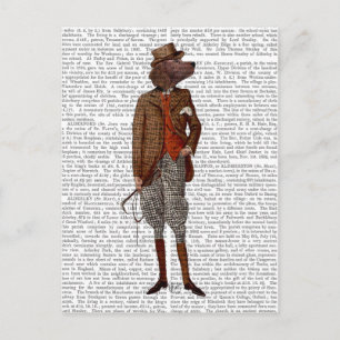 Carte Postale Rouge Setter Rider Full