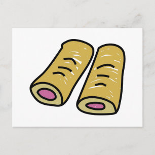 Carte Postale Rouleaux de saucisses