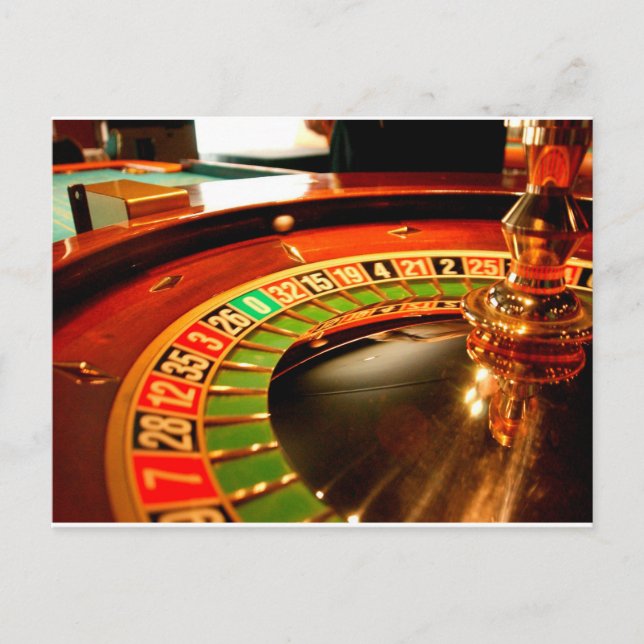 Carte Postale Roulette à roulette tournante (Devant)