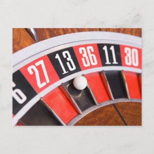 Carte Postale Roulette Roulette Closeup