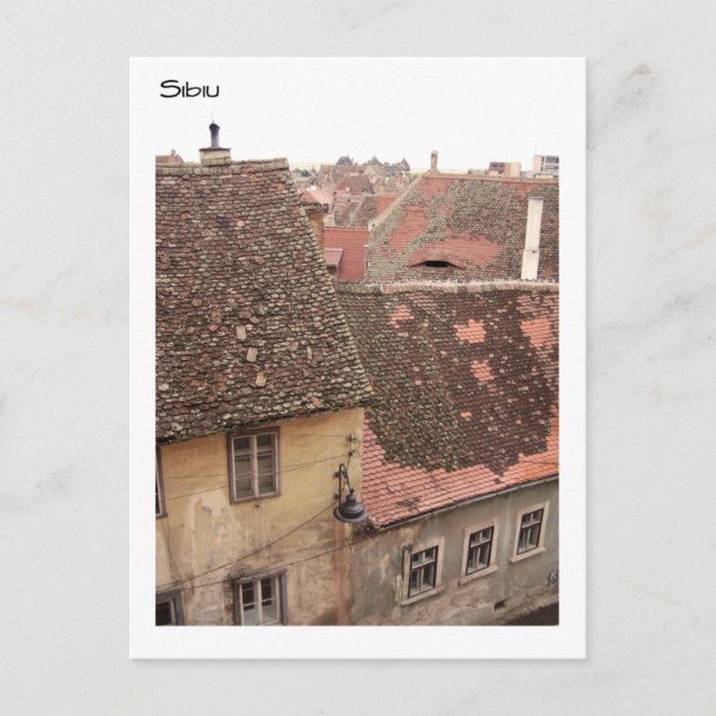 Carte Postale Roumanie, Sibiu (Devant)
