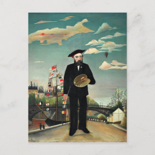 Carte Postale Rousseau - Autoportrait, 1890