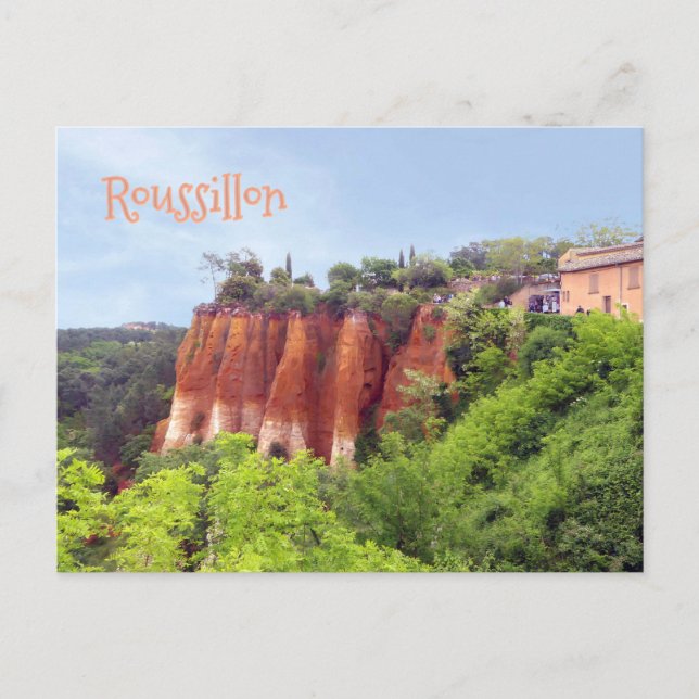 CARTE POSTALE ROUSSILLON, FRANCE (Devant)