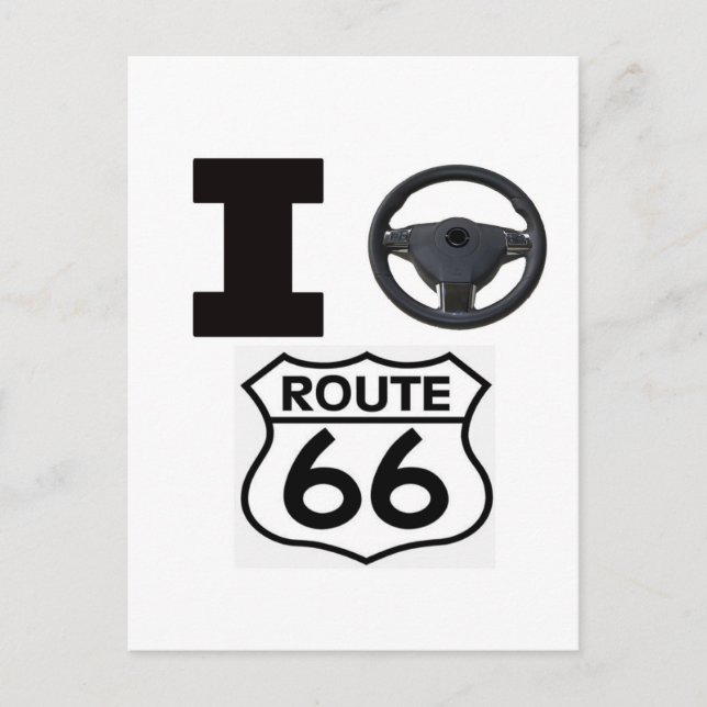 Carte Postale Route 66 (Devant)