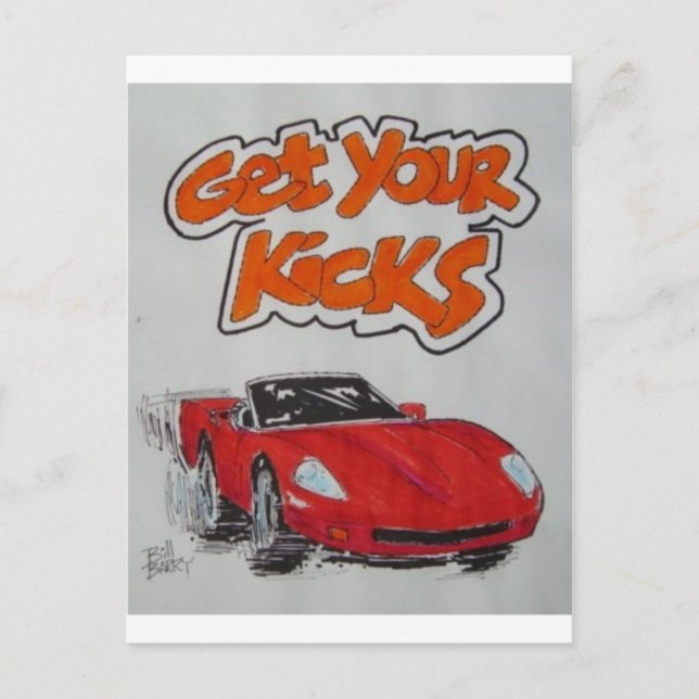 Carte Postale Route 66 (Devant)