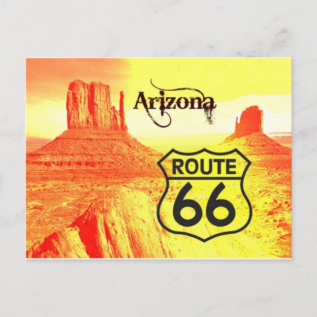 Carte Postale Route 66 (Devant)