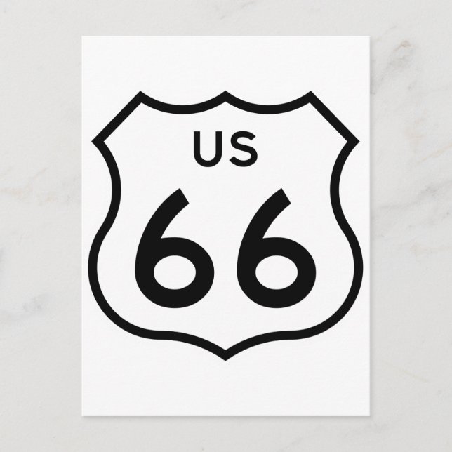 Carte Postale Route 66 (Devant)
