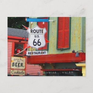 Carte Postale Route 66 Travel