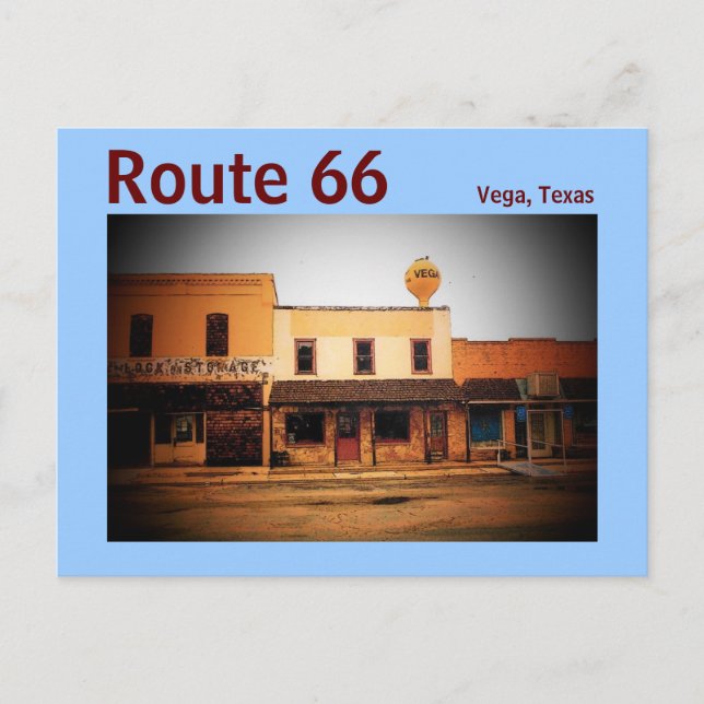 Carte postale Route 66 (Vega) (Devant)