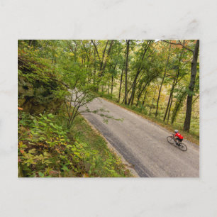 Carte Postale Route À Vélo Sur Route Campagne