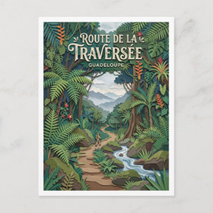 Carte Postale Route de la Traversée Petit-Bourg Guadeloupe