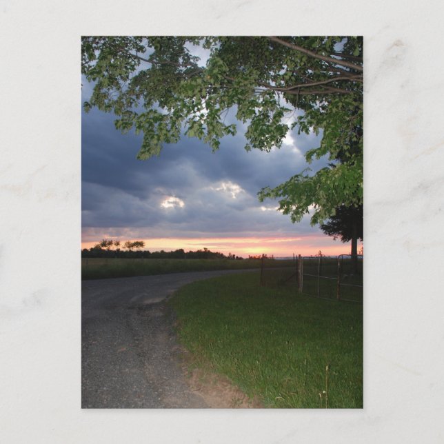 Carte Postale Route de terre (Devant)