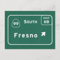 Route d'un état à un autre du sud de Fresno 99 la