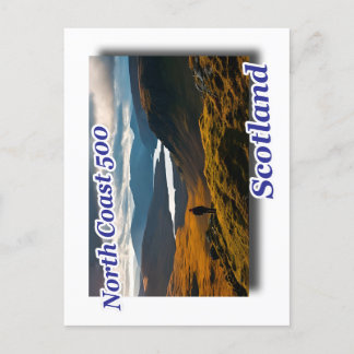 Carte Postale route écossaise paysage