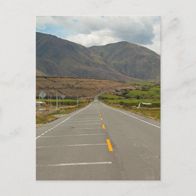 Carte Postale Route panaméricaine, Équateur (Devant)