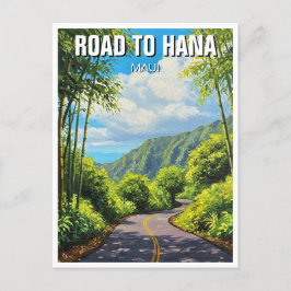 Carte Postale Route vers Hana Maui Hawaii Travel