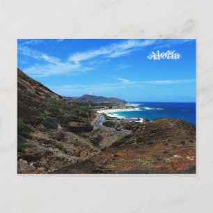 Carte Postale route vers paradis