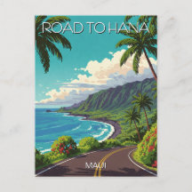 Route vintage pour Hana Maui Hawaii Travel