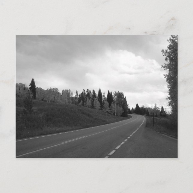 Carte Postale Routes d'automne (Devant)