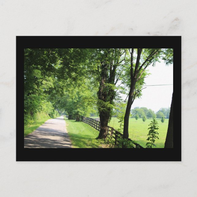 Carte postale routière du Kentucky (Devant)