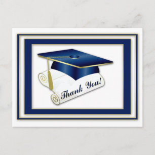 Carte postale Royal Blue Merci