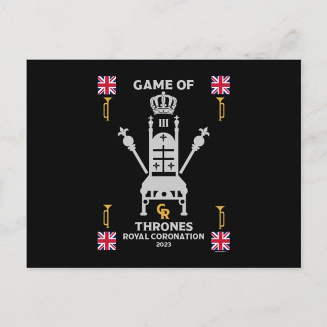 Carte Postale Royal Coronation King Charles III (Devant)