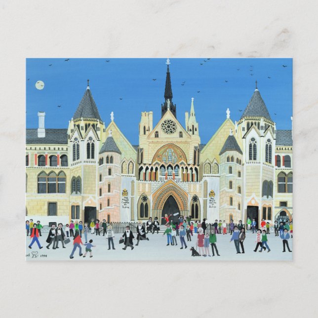 Carte Postale Royal Courts of Justice Londres 1994 (Devant)