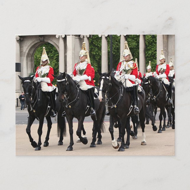 Carte Postale Royal Household Cavalry, Londres, Angleterre (Devant)